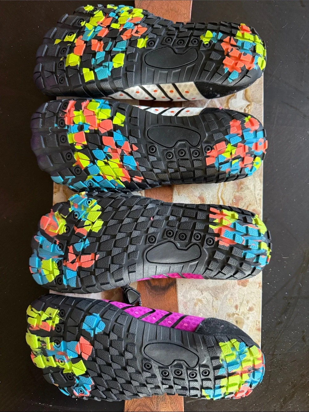 Bundle of swim/water shoes both size 37 measure 10in long worn once